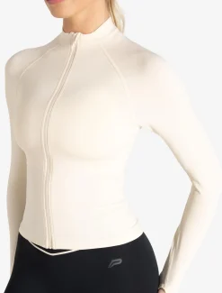 Sculpt Seamless Zip Jacket Marshmallow