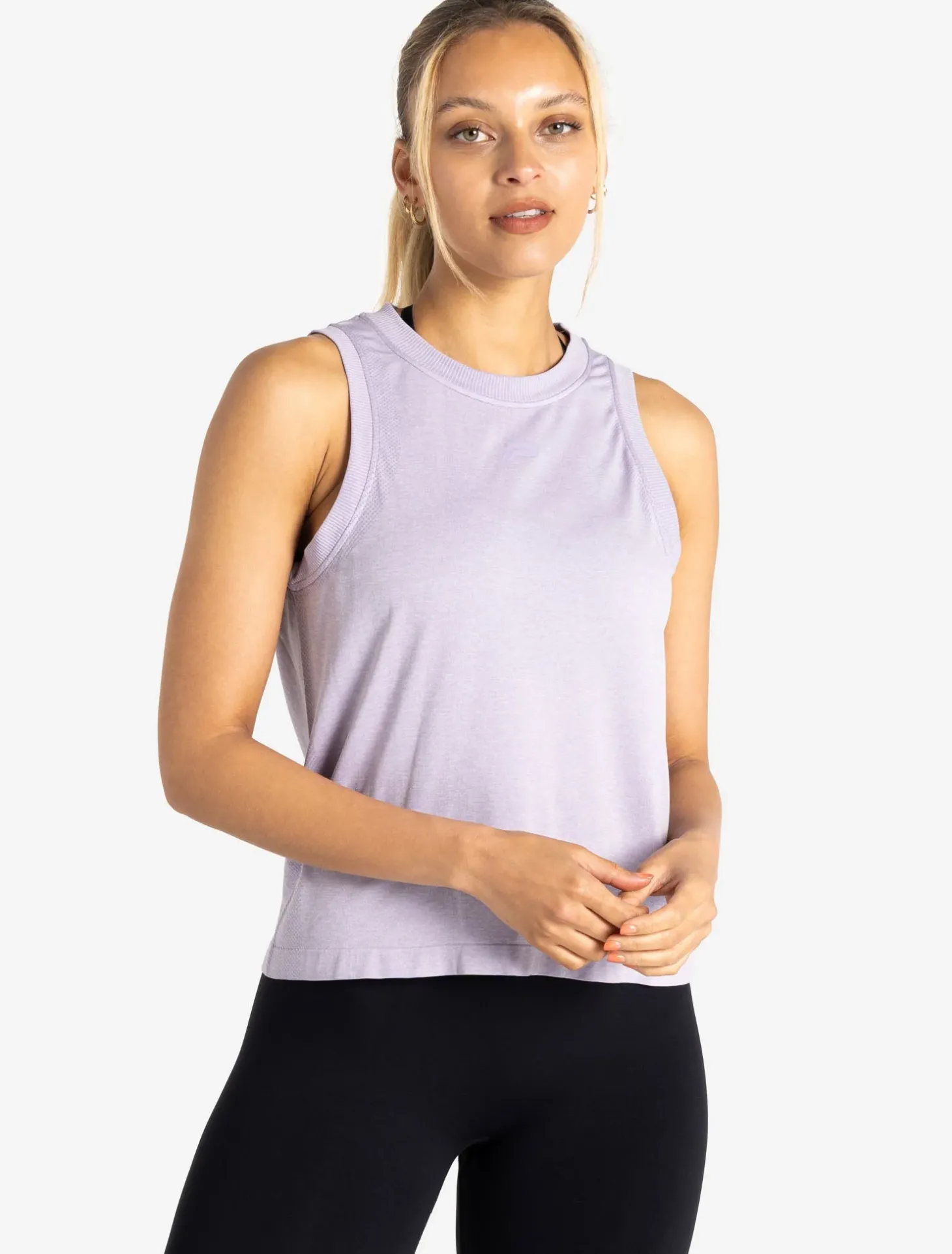 Seamless Tank Lilac Marl