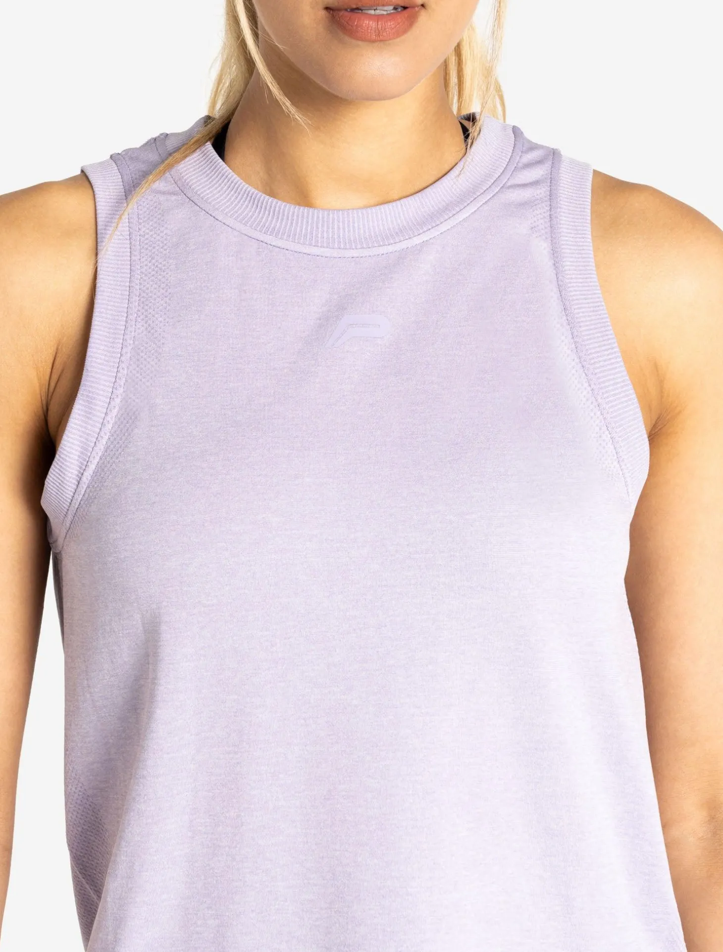 Seamless Tank Lilac Marl