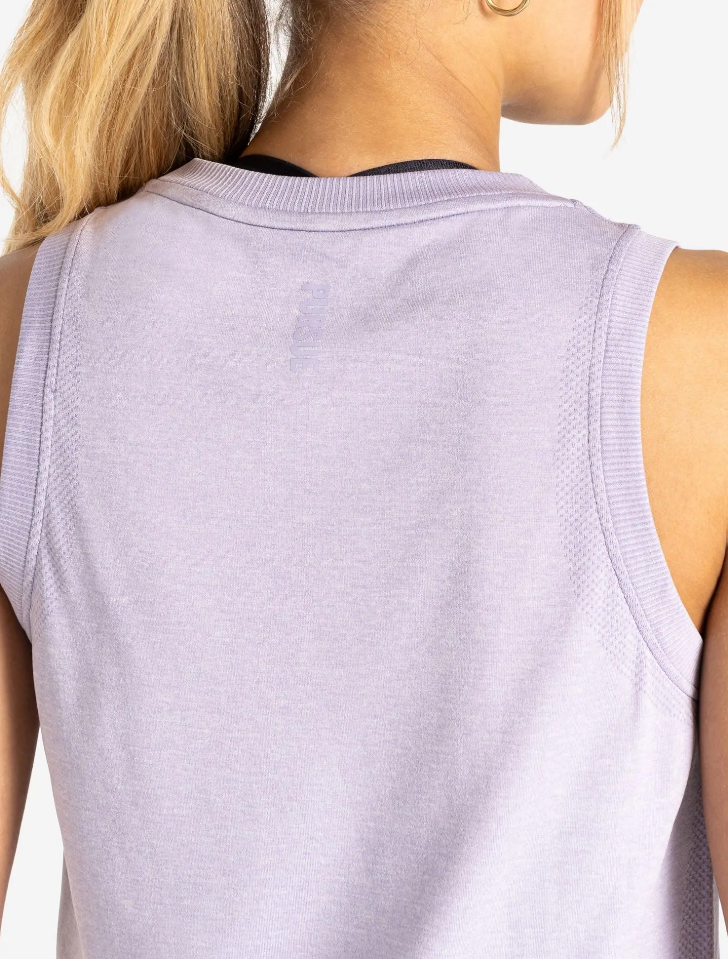 Seamless Tank Lilac Marl