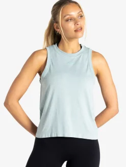 Seamless Tank Seafoam Green Marl