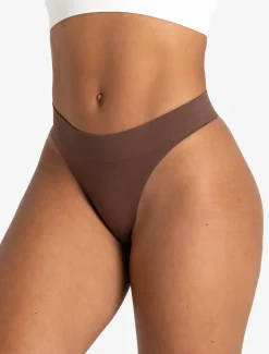 Seamless Thong Cocoa