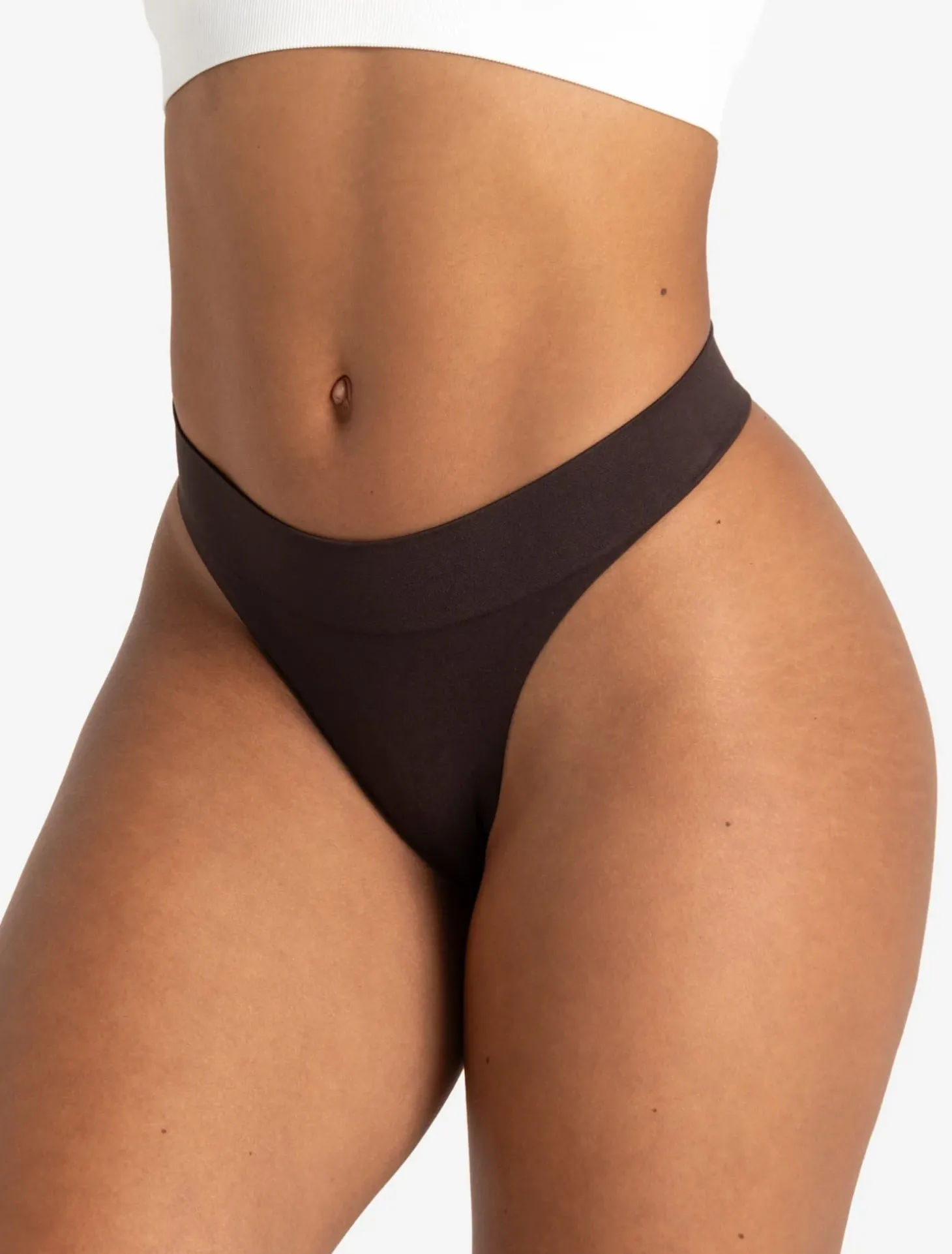 Seamless Thong Coffee Bean