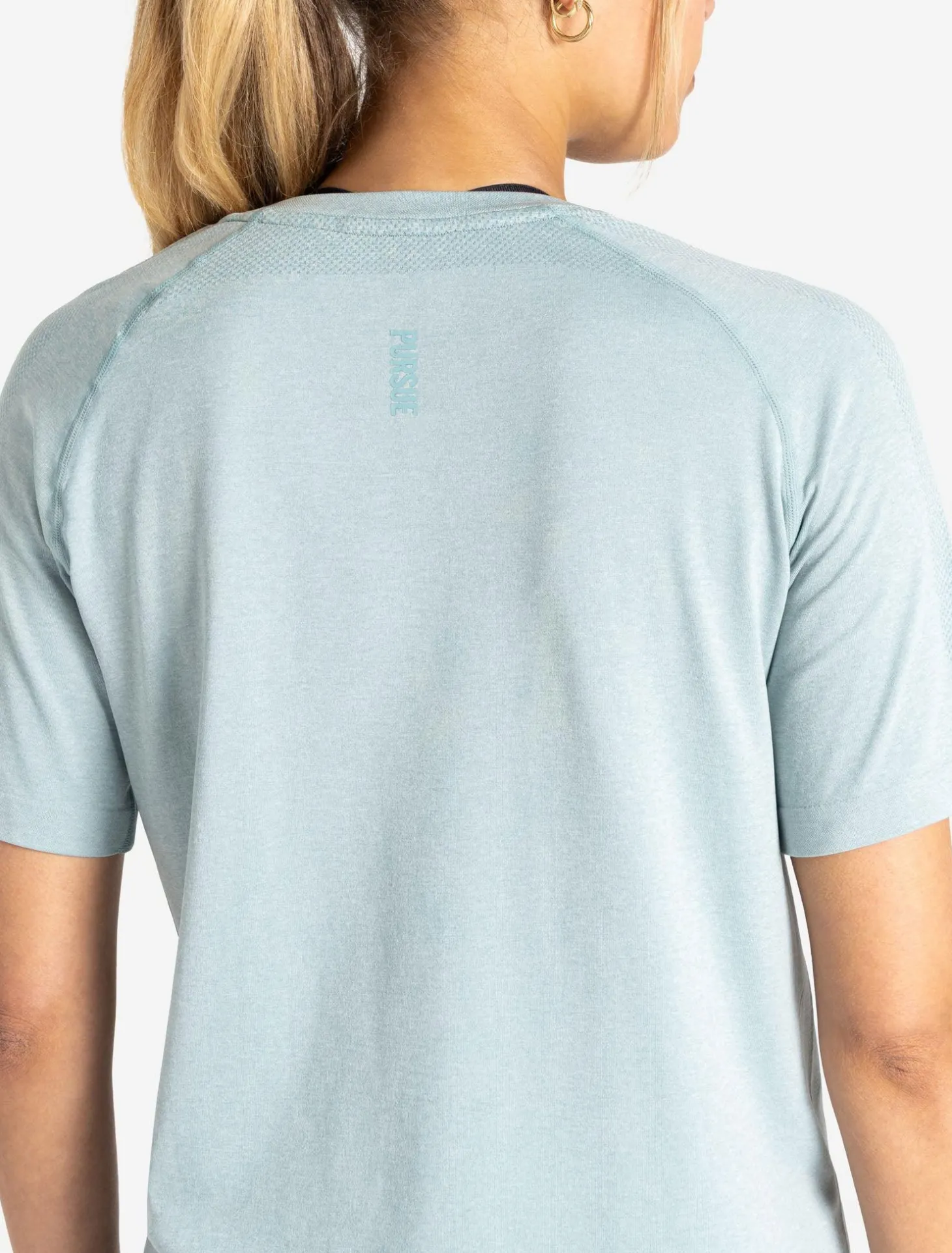 Seamless T-Shirt Seafoam Green Marl
