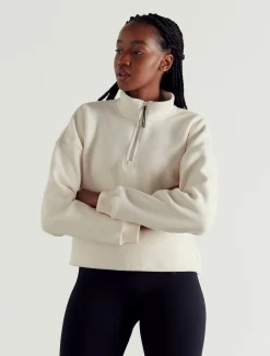Supersoft 1/4 Zip Fleece Nude
