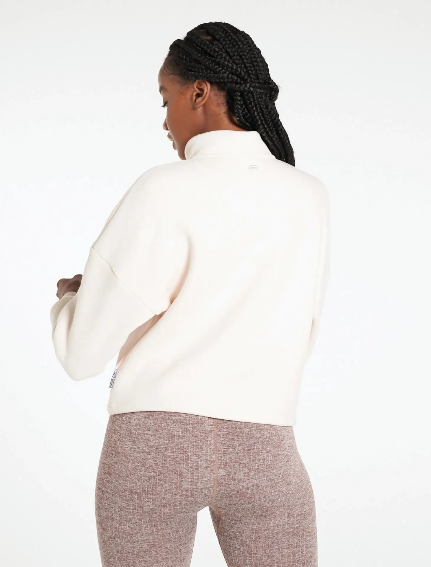 Supersoft 1/4 Zip Fleece Nude