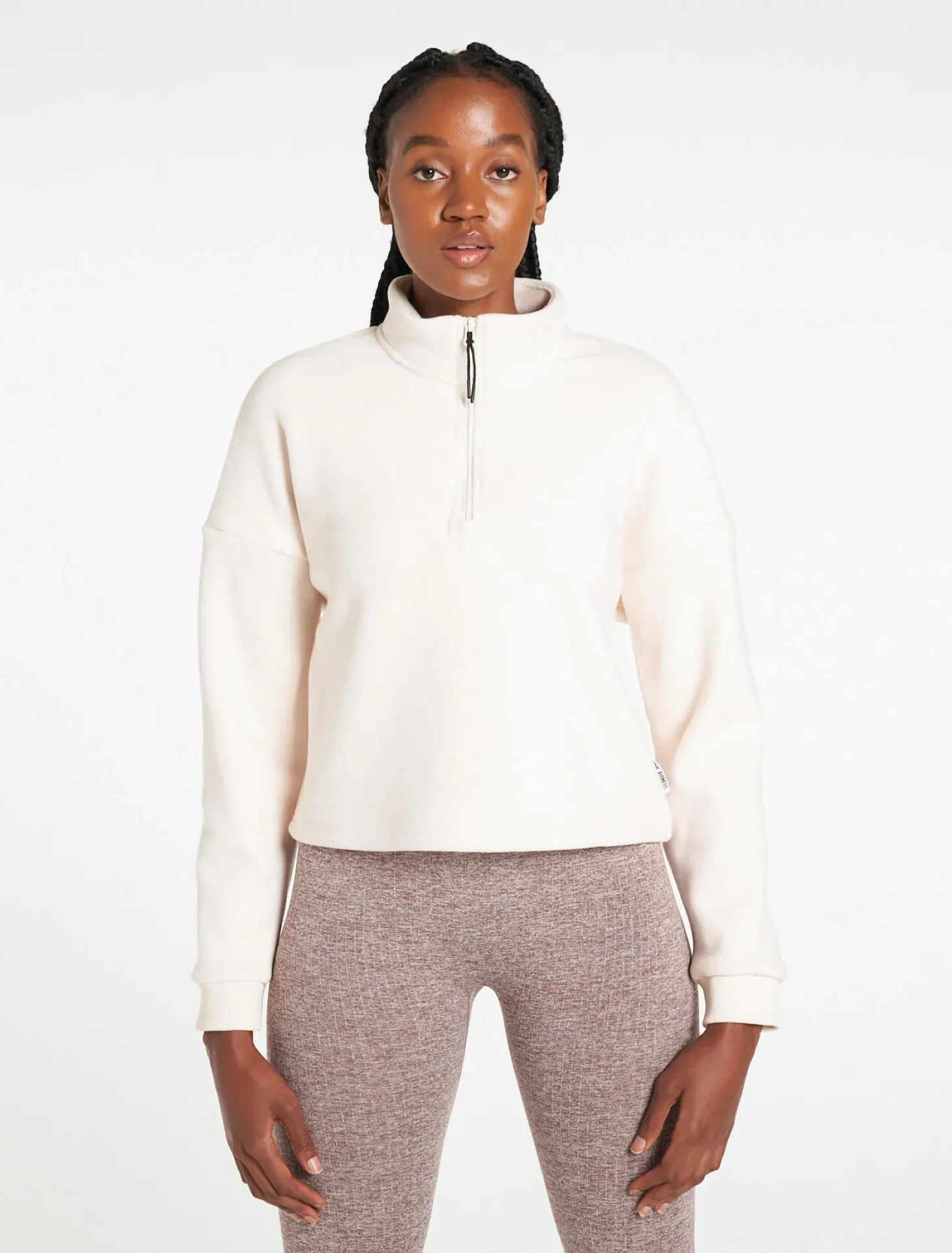 Supersoft 1/4 Zip Fleece Nude