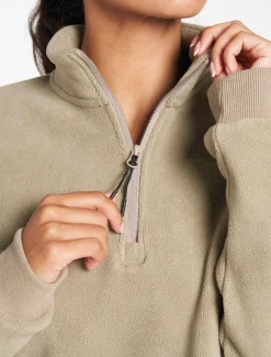 Supersoft 1/4 Zip Fleece Sage Green