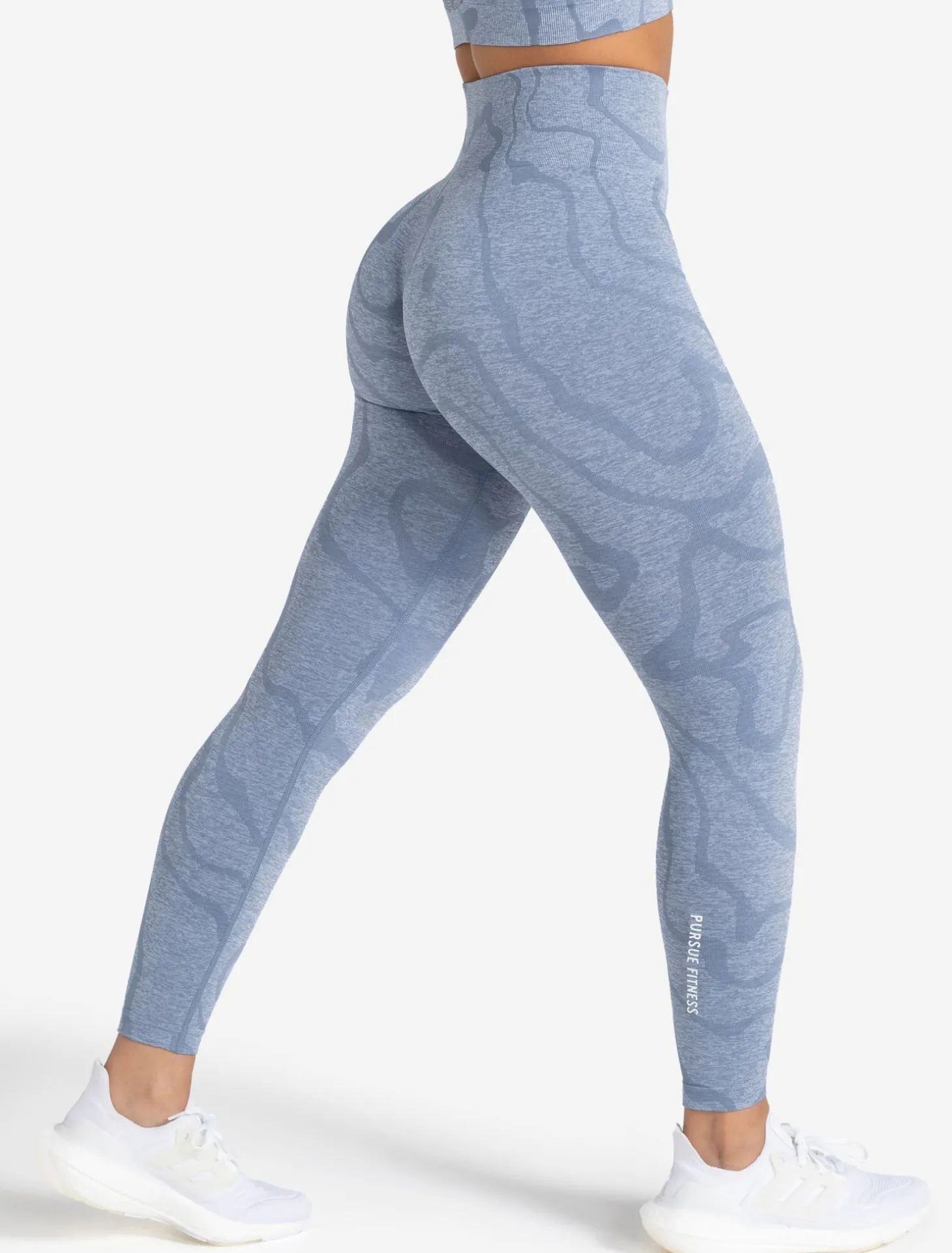 Sustainable Seamless Leggings Blue