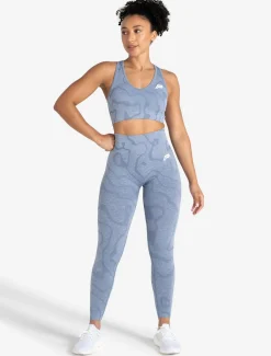 Sustainable Seamless Leggings Blue