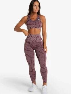 Sustainable Seamless Leggings Burgundy