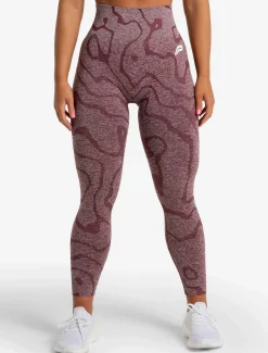 Sustainable Seamless Leggings Burgundy