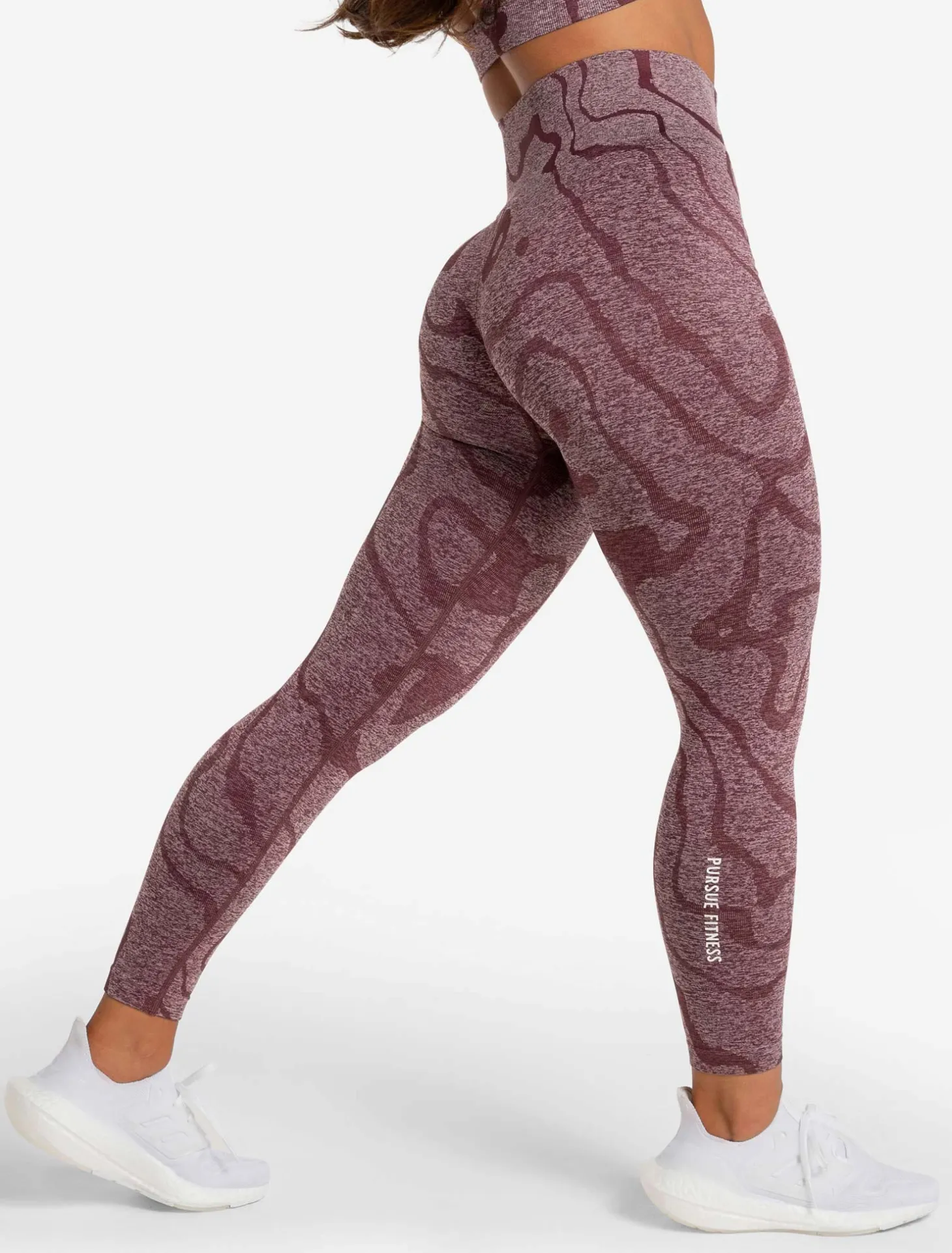 Sustainable Seamless Leggings Burgundy