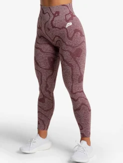 Sustainable Seamless Leggings Burgundy