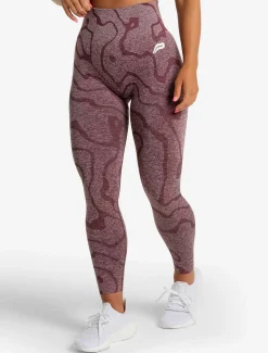 Sustainable Seamless Leggings Burgundy