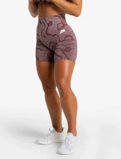 Sustainable Seamless Shorts Burgundy