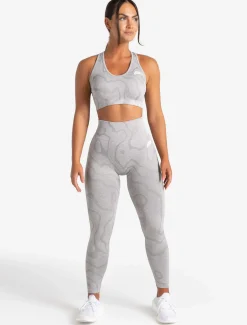 Sustainable Seamless Sports Bra Cloud Grey