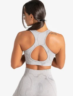 Sustainable Seamless Sports Bra Cloud Grey