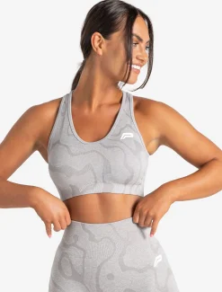 Sustainable Seamless Sports Bra Cloud Grey