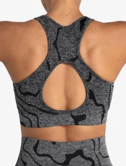 Sustainable Seamless Sports Bra Black