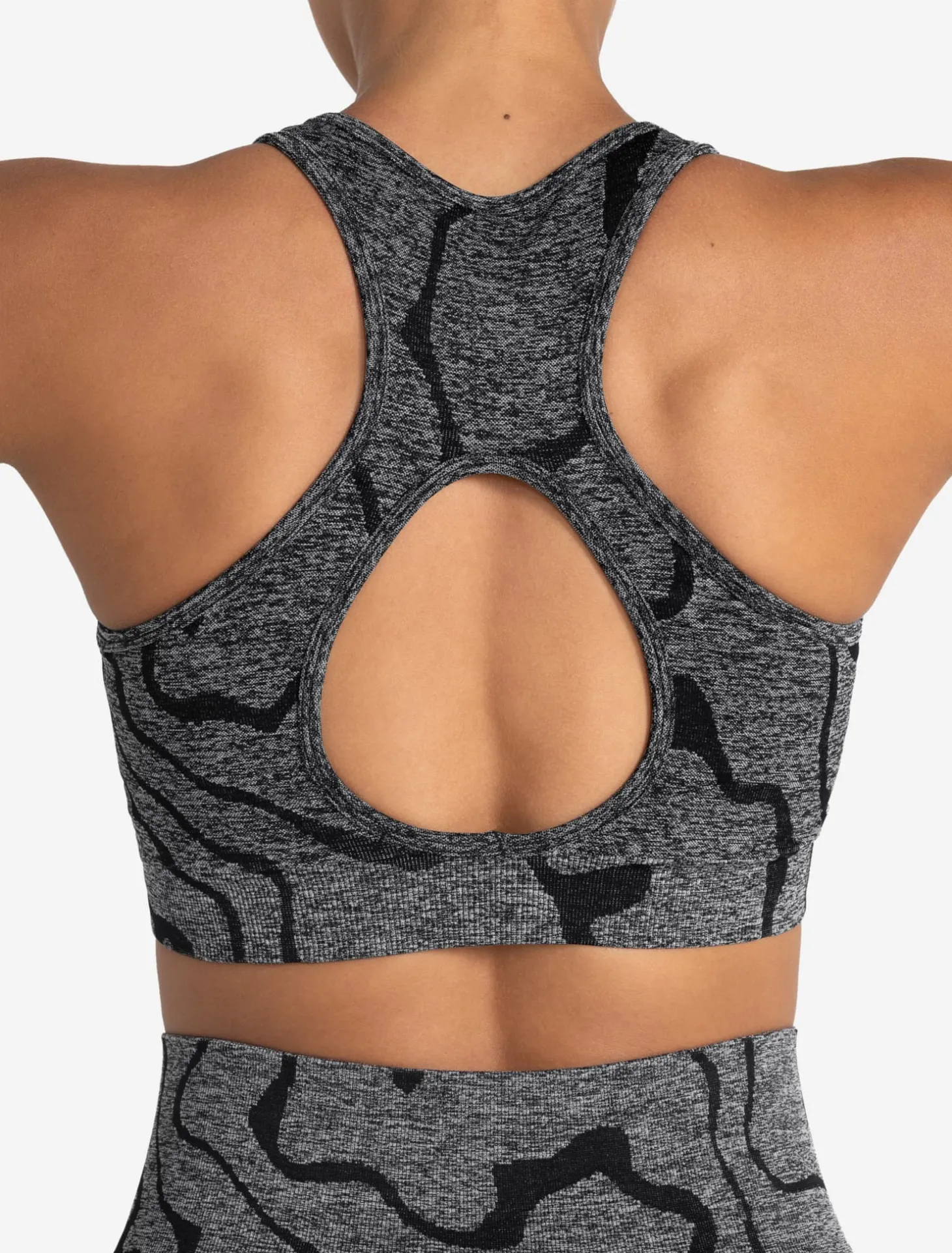 Sustainable Seamless Sports Bra Black
