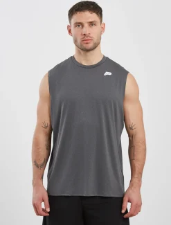 Training Oversized Tank Dark Grey