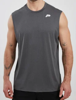 Training Oversized Tank Dark Grey