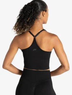Training Seamless Crop Vest Black