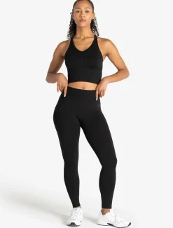 Training Seamless Crop Vest Black