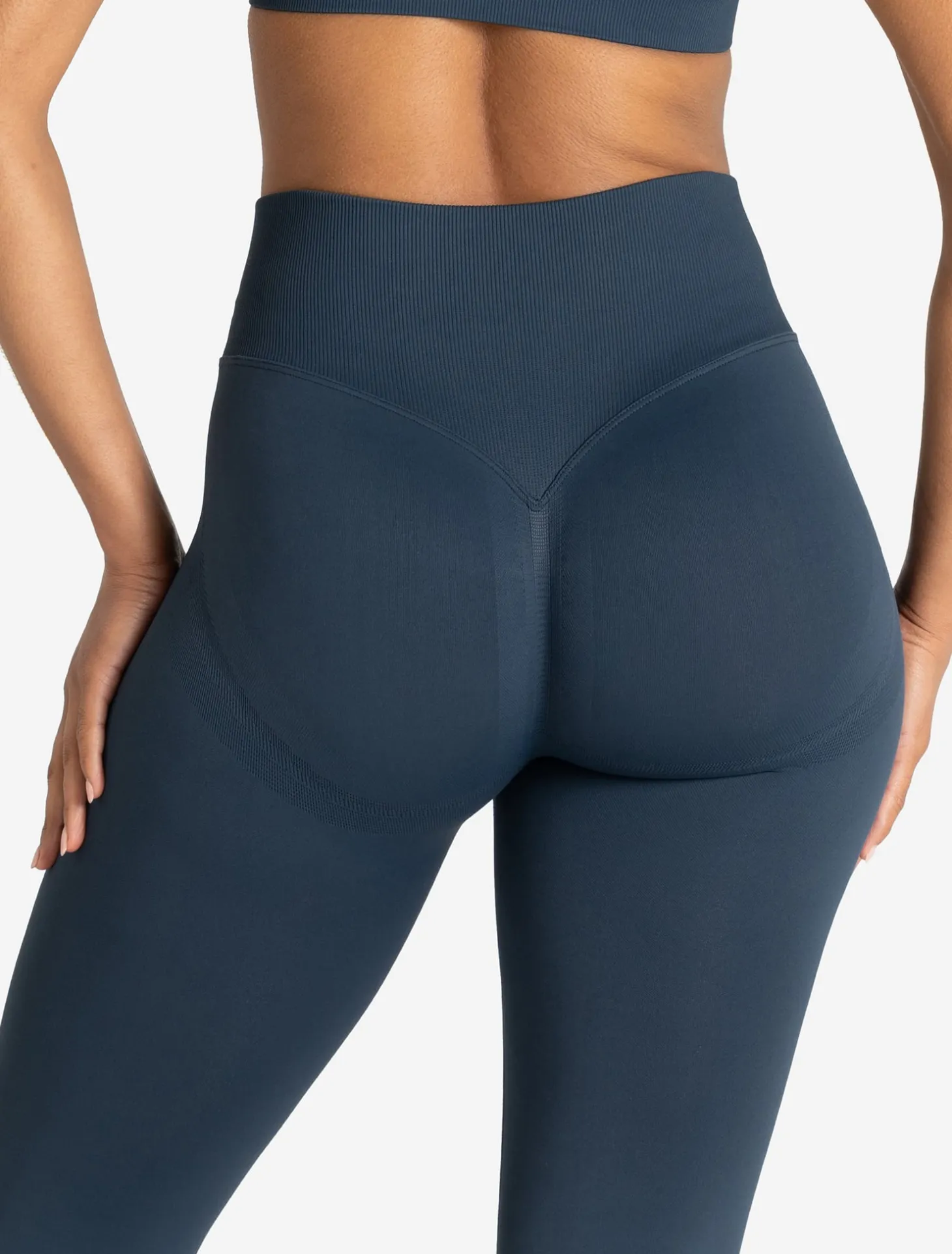 Training Seamless Scrunch Leggings Dark Blue