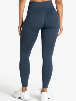Training Seamless Scrunch Leggings Dark Blue