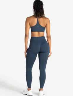Training Seamless Scrunch Leggings Dark Blue