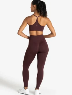 Training Seamless Scrunch Leggings Deep Cherry