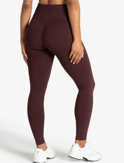 Training Seamless Scrunch Leggings Deep Cherry
