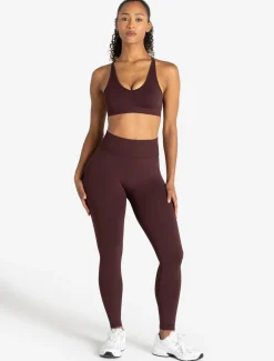 Training Seamless Scrunch Leggings Deep Cherry