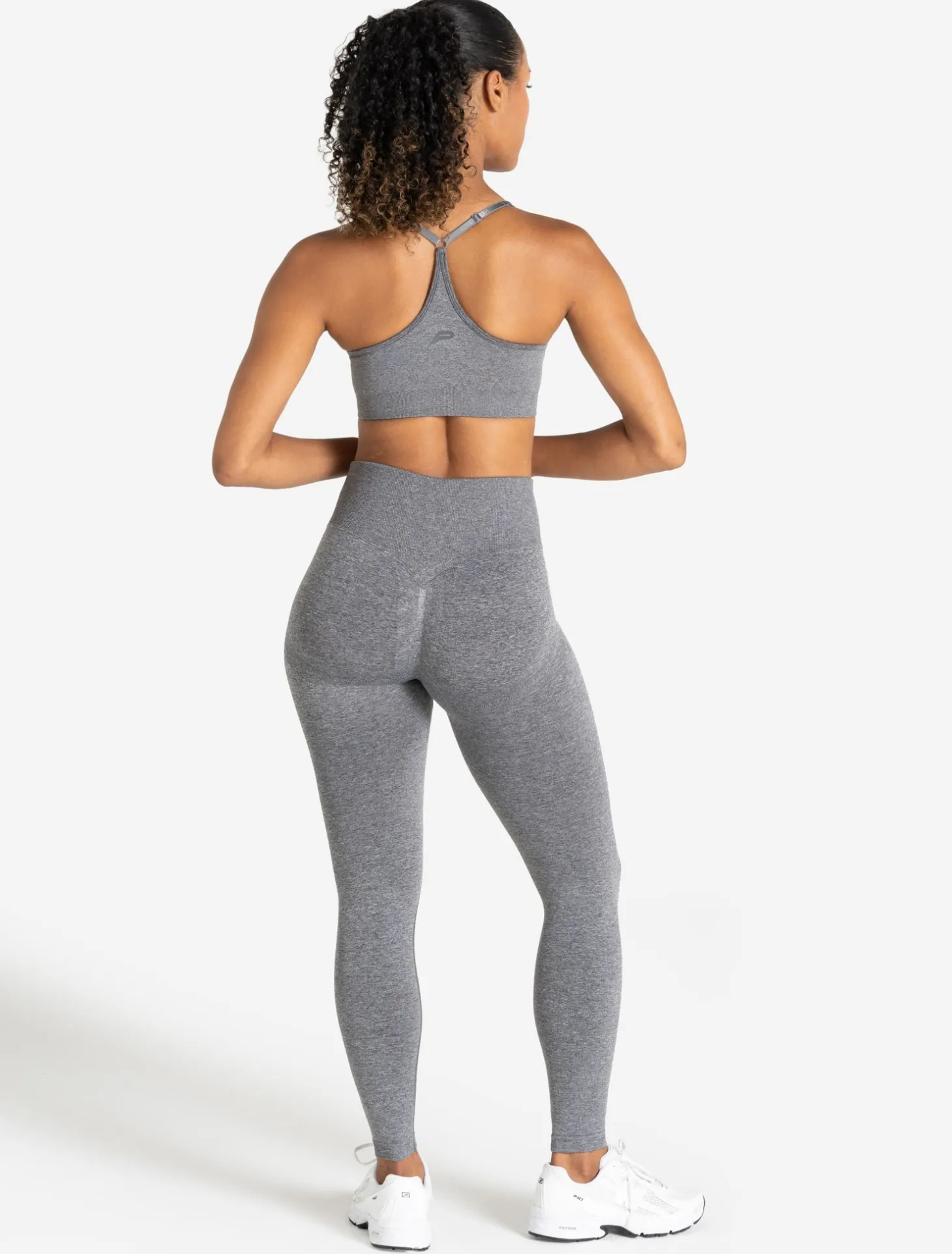 Training Seamless Scrunch Leggings Grey Marl