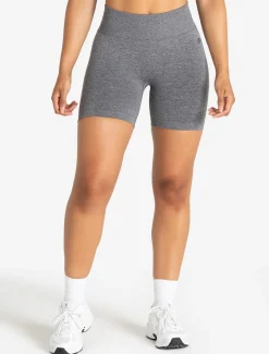 Training Seamless Scrunch Shorts Grey Marl