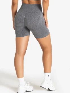 Training Seamless Scrunch Shorts Grey Marl