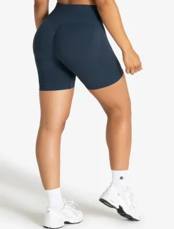 Training Seamless Scrunch Shorts Dark Blue