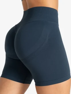 Training Seamless Scrunch Shorts Dark Blue