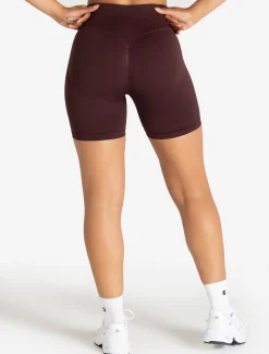 Training Seamless Scrunch Shorts Deep Cherry