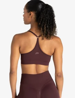 Training Seamless Sports Bra Deep Cherry