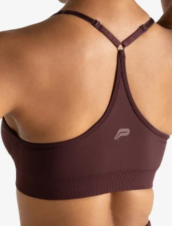 Training Seamless Sports Bra Deep Cherry