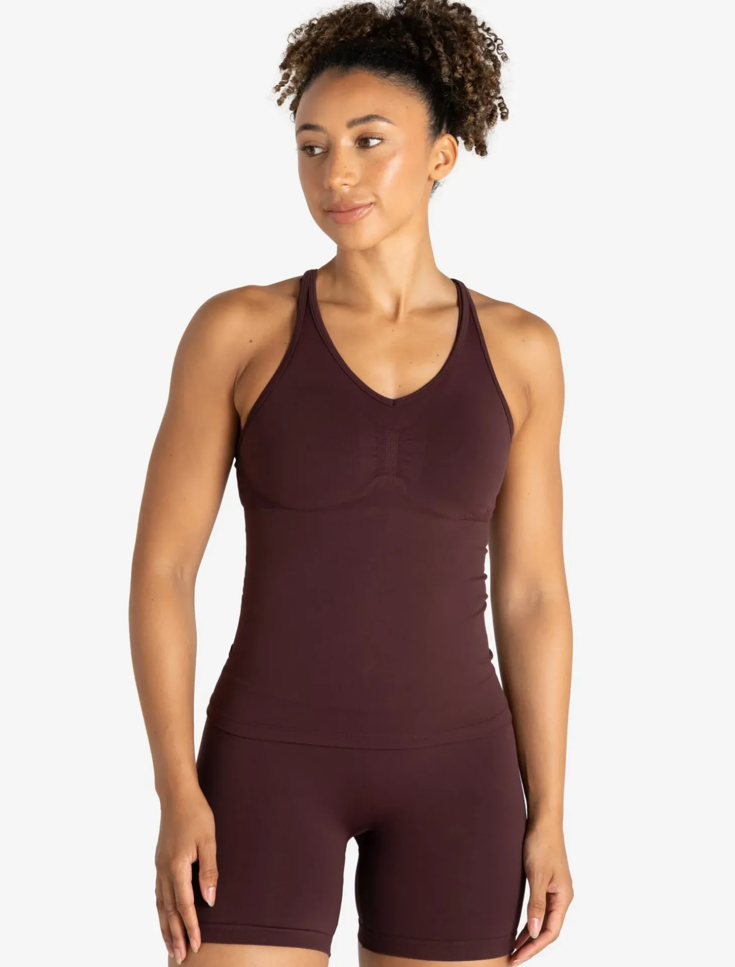 Training Seamless Vest Deep Cherry