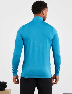 Training 1/4 Zip Blue