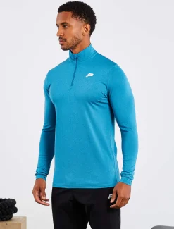 Training 1/4 Zip Blue