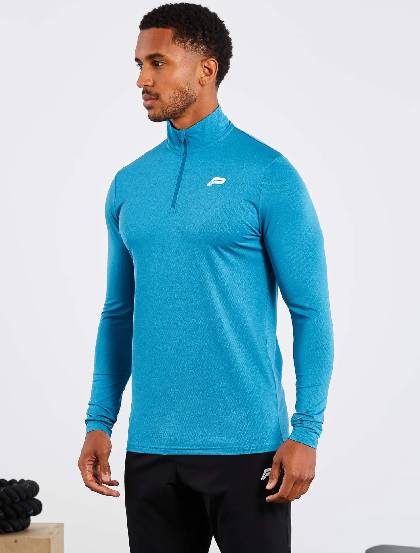 Training 1/4 Zip Blue
