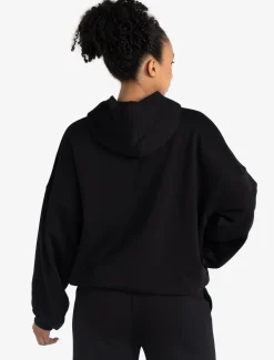 Varsity Oversized Hoodie Black