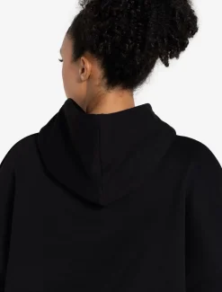 Varsity Oversized Hoodie Black