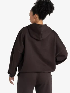 Varsity Oversized Hoodie Espresso